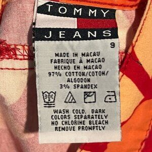 Vintage TOMMY JEANS Floral Mini Skirt